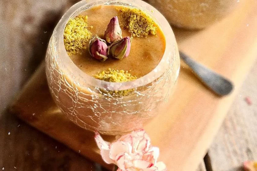 کالری پودینگ خرما