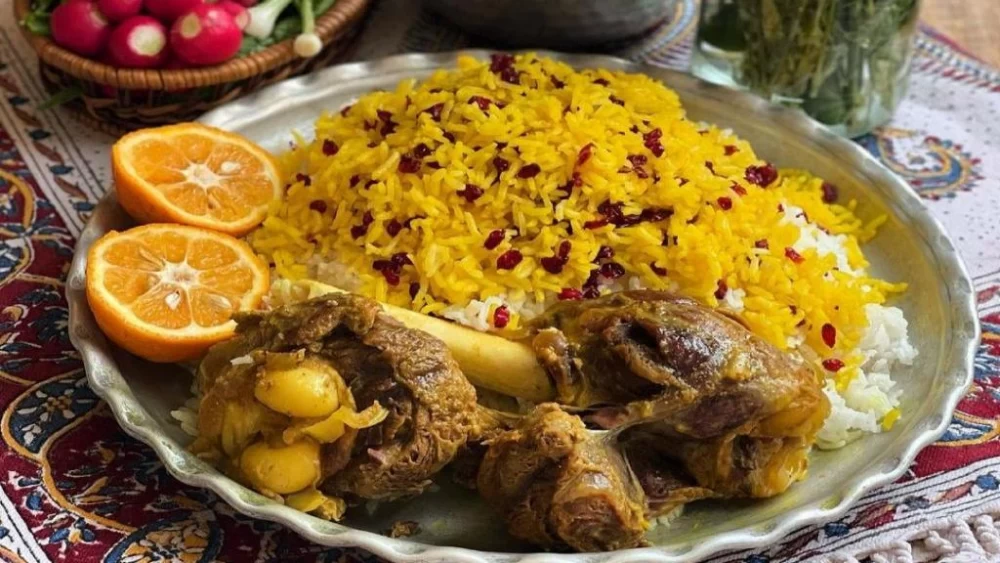 کالری چلو گوشت