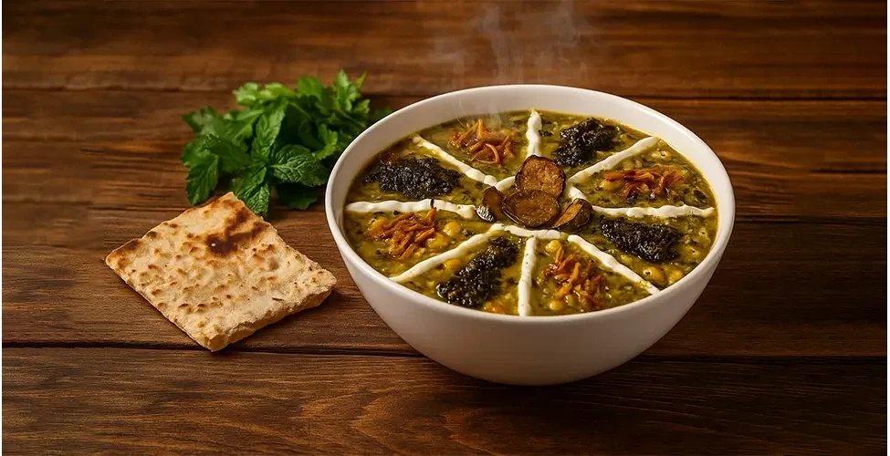 کالری آش جو