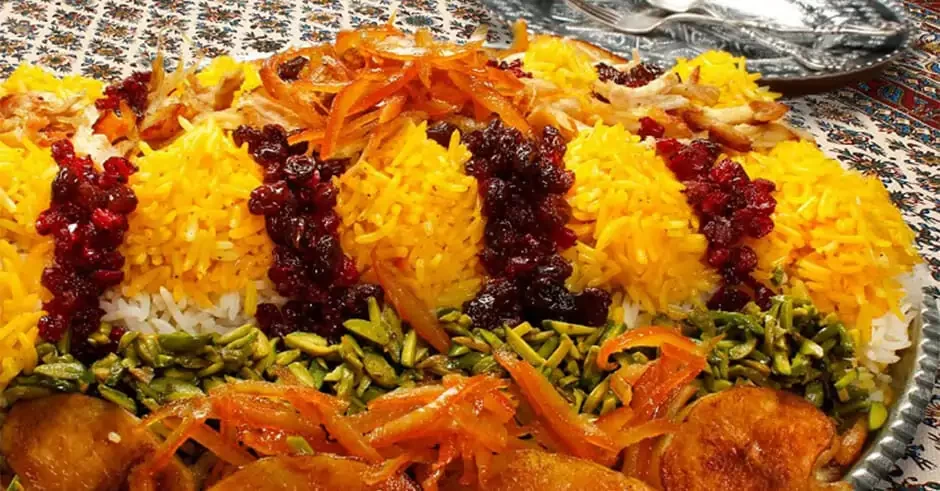 کالری مرصع پلو