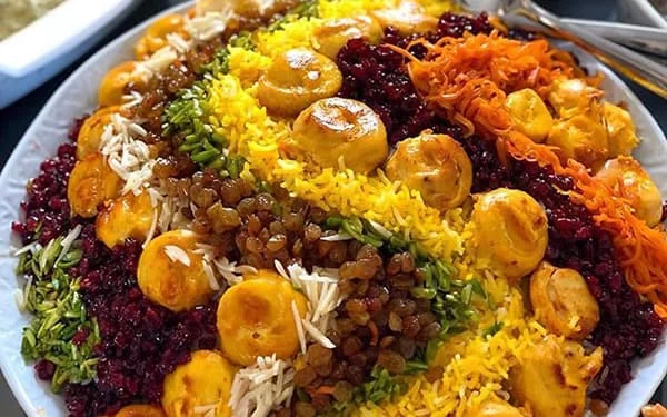 کالری مرصع پلو