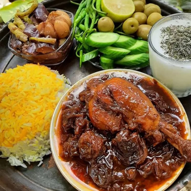 کالری خورشت آلو