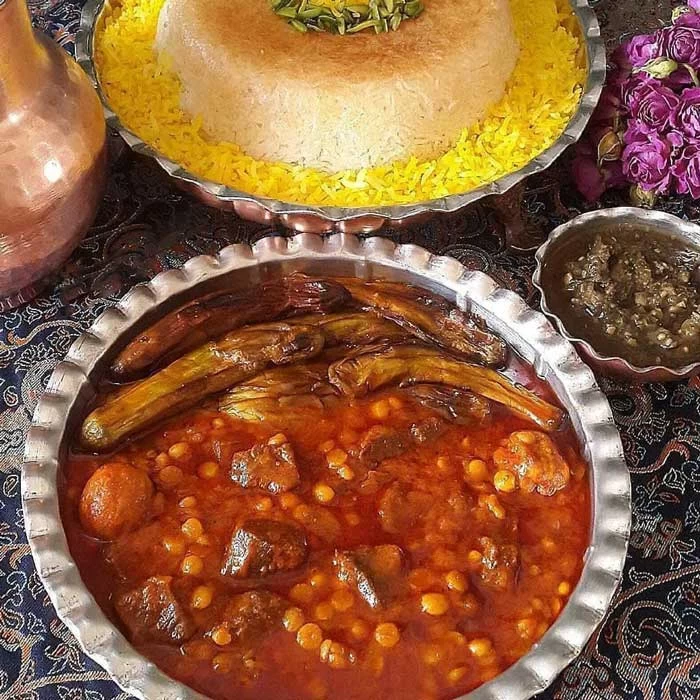 کالری خورشت قیمه بادمجان