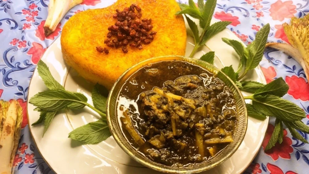 کالری خورشت کنگر