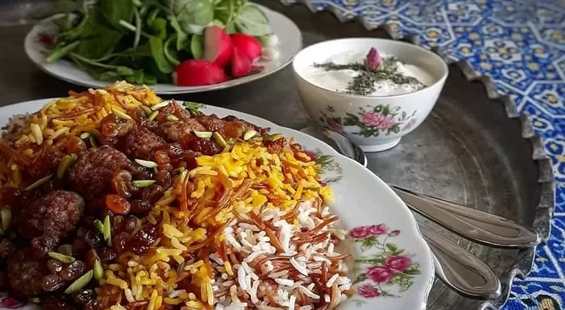 رشته پلو ساده