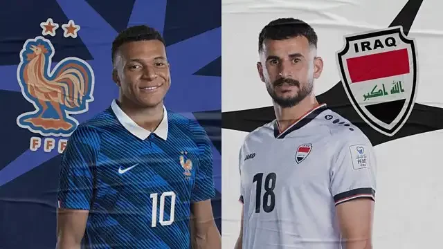 بازی فرانسه و عراق