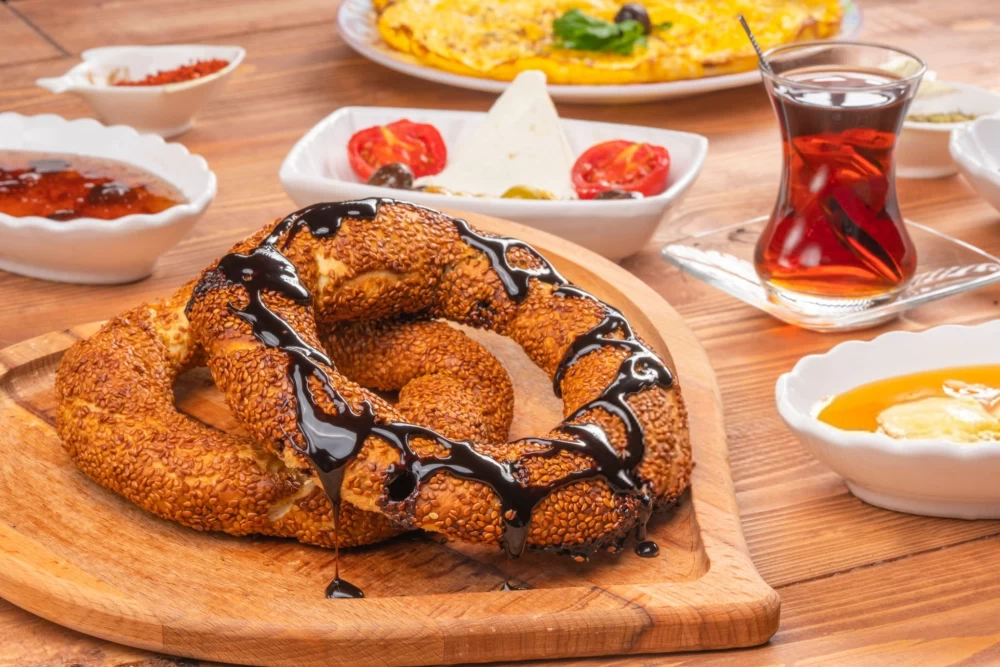 کالری و ارزش غذایی نان سیمیت