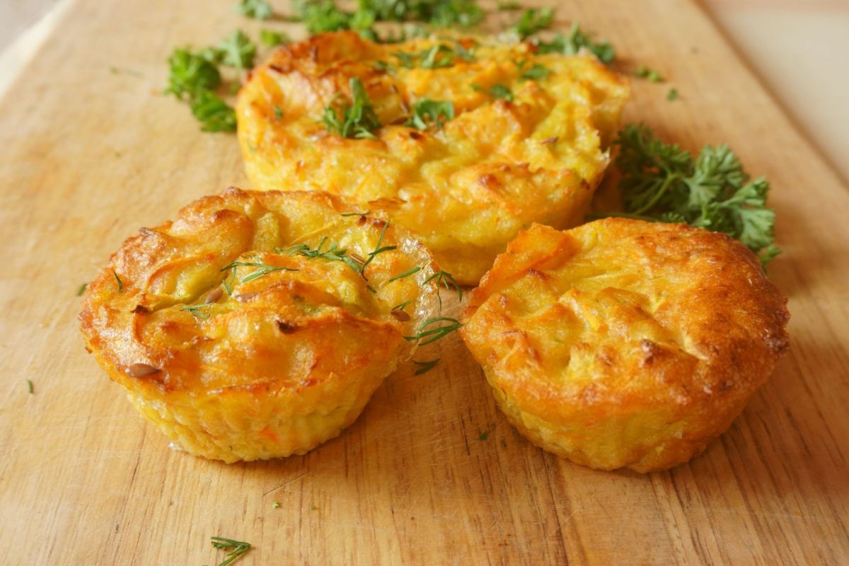طرز تهیه مینی مافین تخم مرغ و سبزیجات