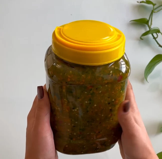 طرز تهیه ترشی لیته مخلوط قرمز