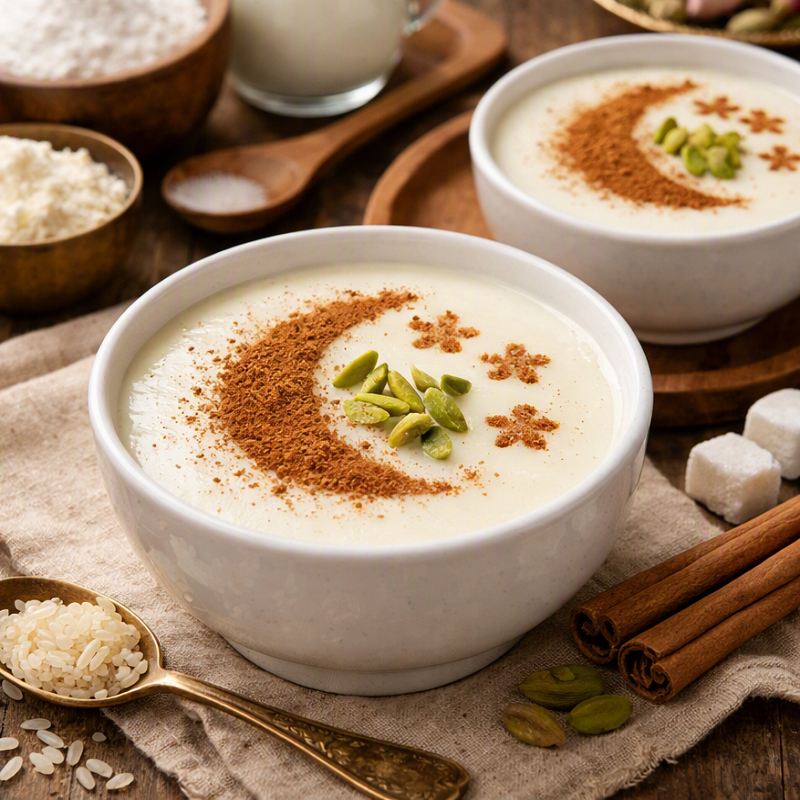 روش درست کردن فرنی