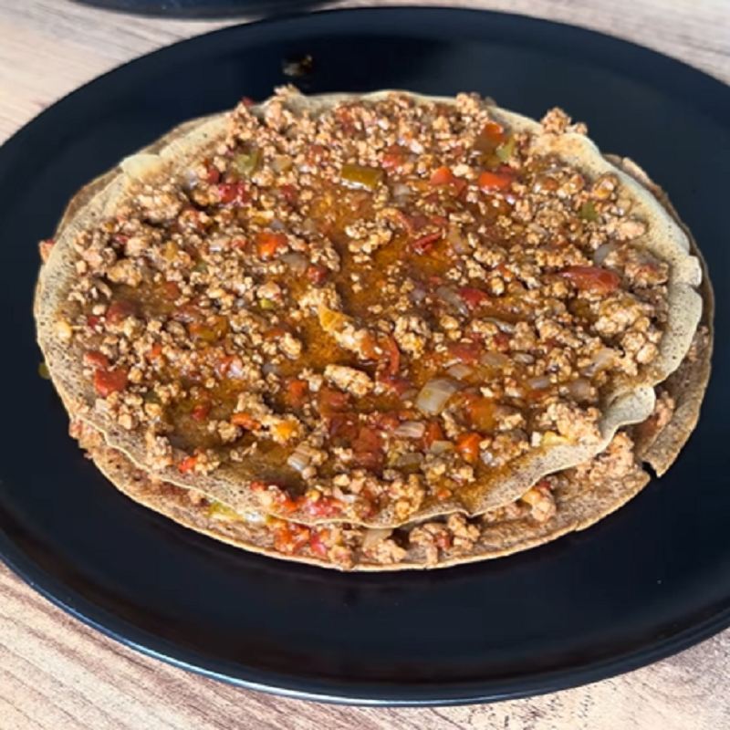 روش درست کردن پنکیک عدس با گوشت