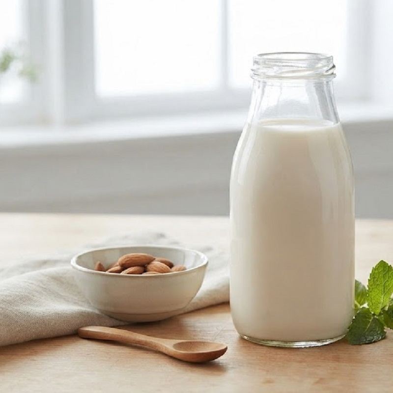 نحوه درست کردن شیر بادام
