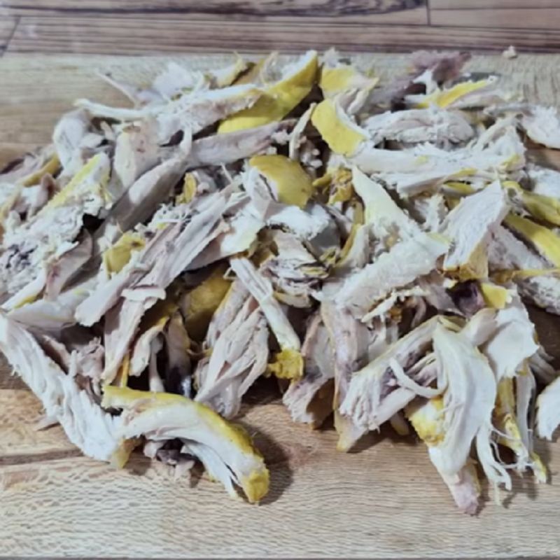 مرغ را ریش ریش کنید
