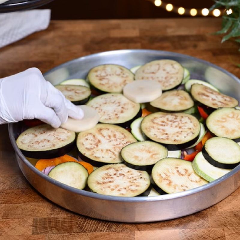 کدو سبز و بادمجان