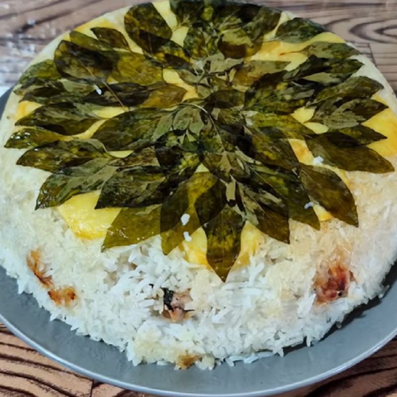 طرز تهیه پلو مرغ و ریحان