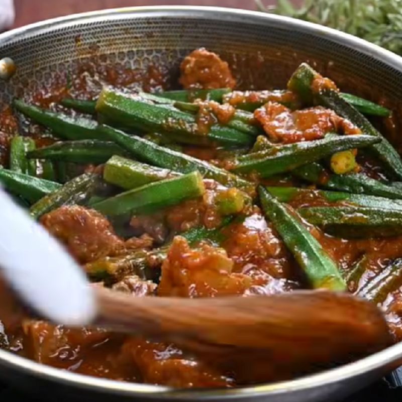 افزودن بامیه به خورش