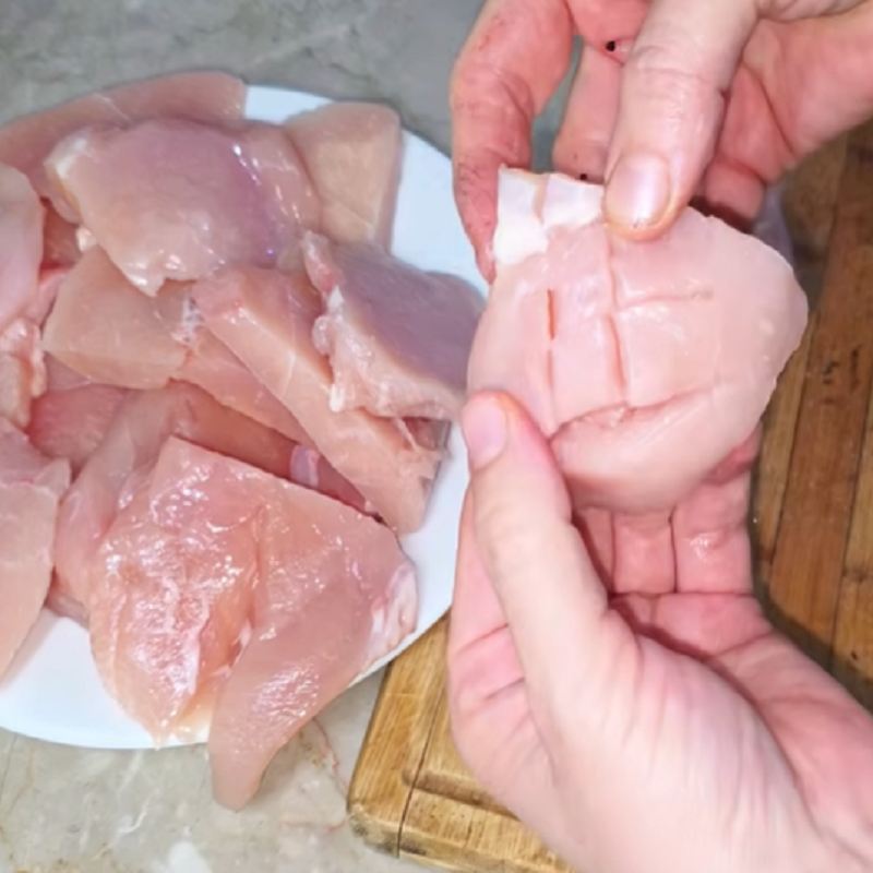 آماده کردن سینه مرغ