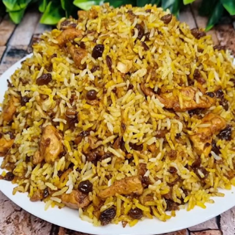 طرز تهیه گردو پلو با مرغ