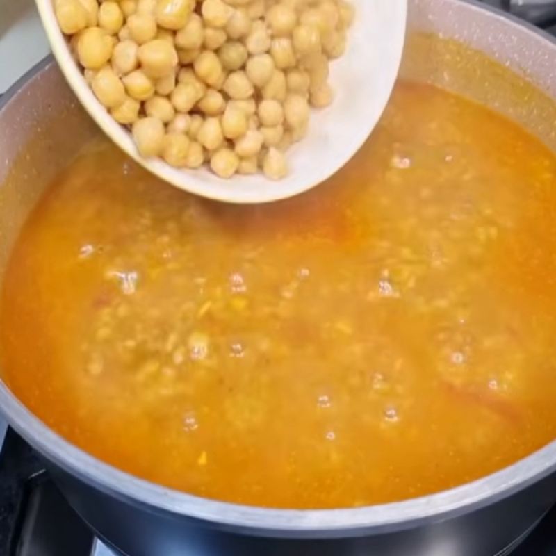 افزودن نخود پخته