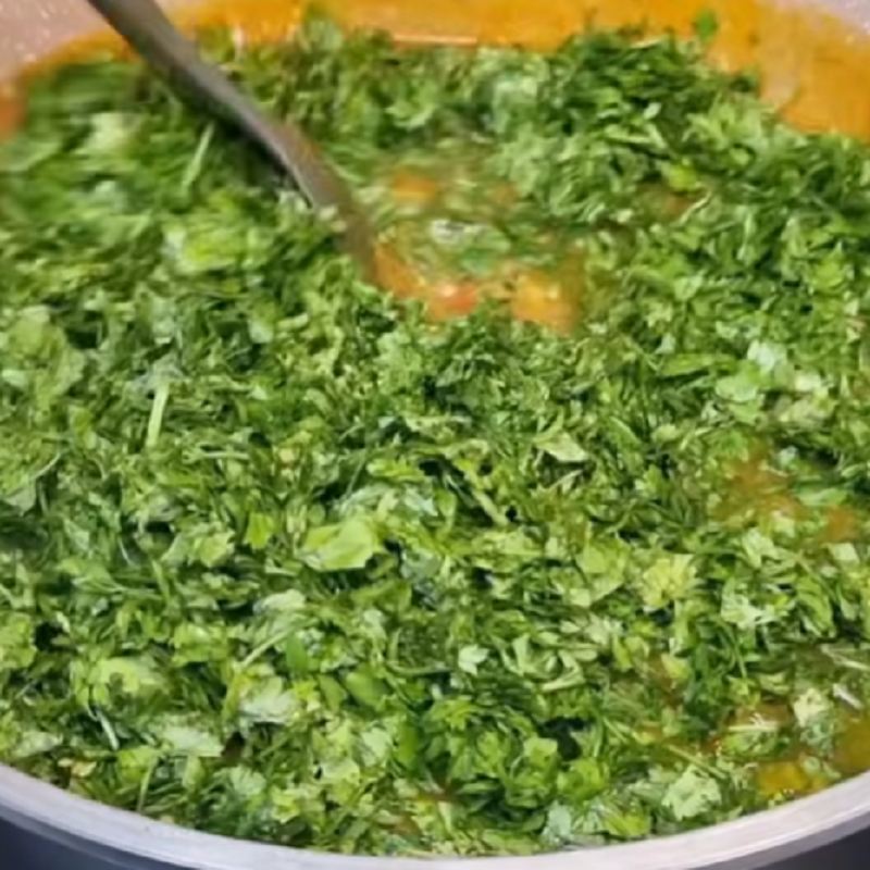 افزودن سبزیجات تازه