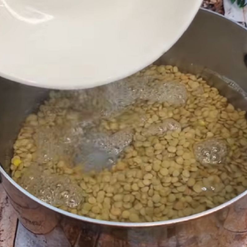 پخت جداگانه عدس