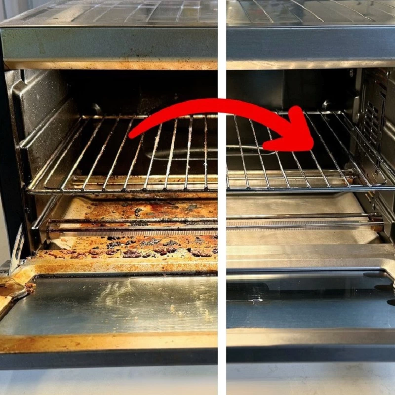 تمیز کردن چربی داخل توستر