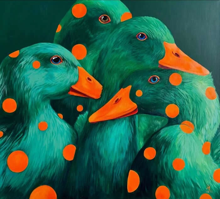 نقاشی اردک