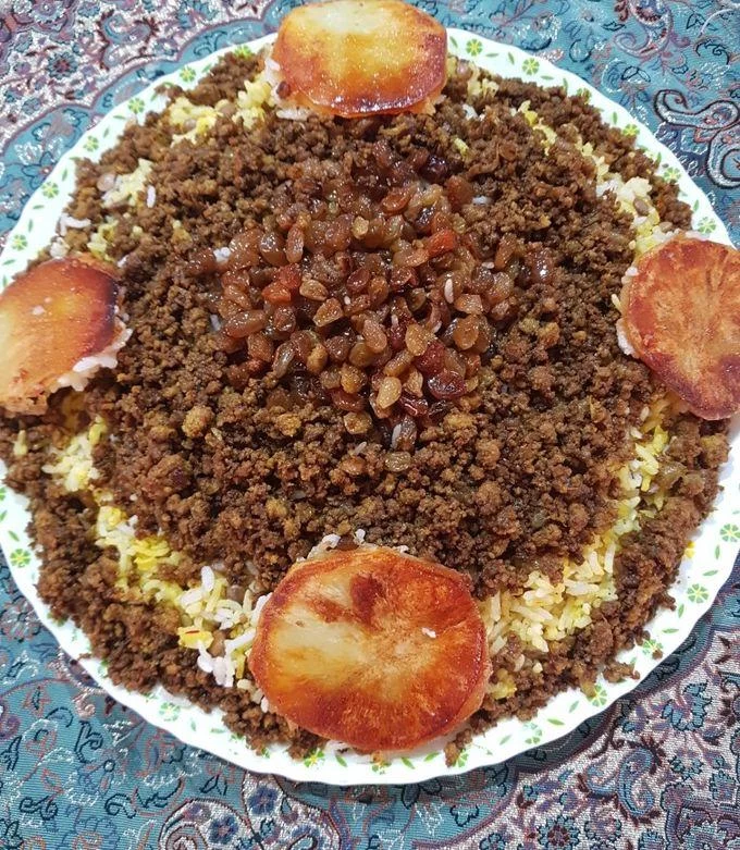 کشمش پلو
