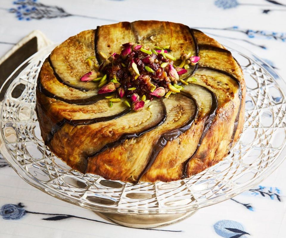 ته چین غوره بادمجان