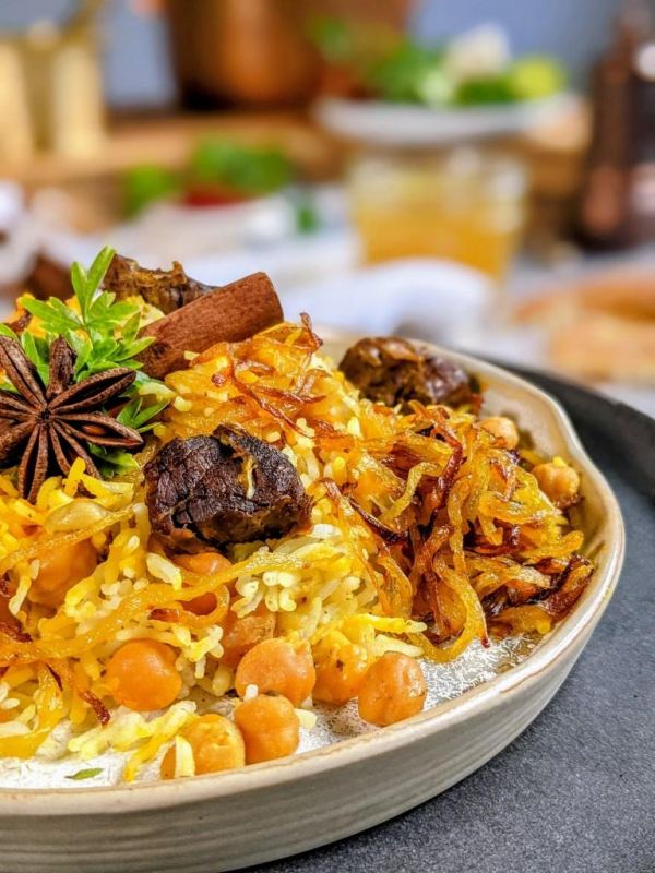 نخود پلو