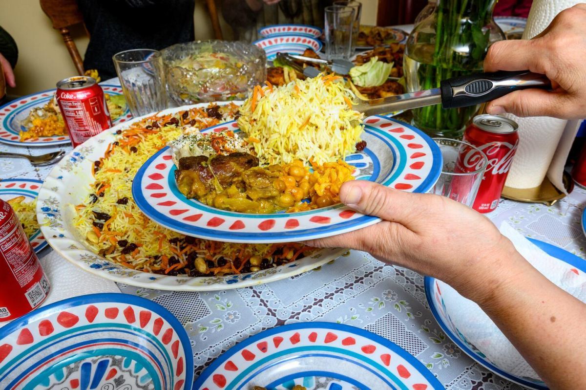 نخود پلو