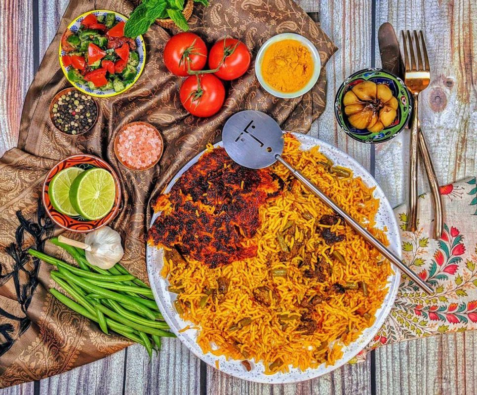 لوبیا پلو