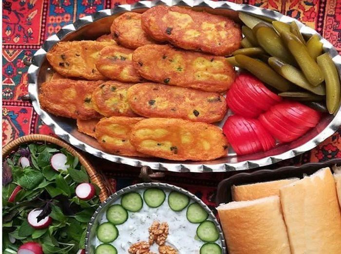 کوکو سیب زمینی پیازچه
