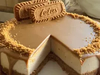 به سادگی در منزل چیز کیک لوتوس کافی شاپی درست کنید !