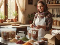 راهنمای بسته بندی خشکبار و حبوبات در خانه + درآمدزایی