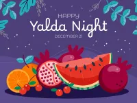 ۹ پیام تبریک باکلاس انگلیسی برای شب یلدا + استوری و پیامک