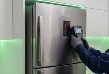علت روشن شدن چراغ قرمز یخچال اسنوا !