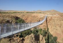 پل معلق آوج؛ دومین پل معلق ایران در قلب استان قزوین