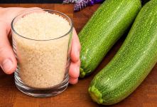 طرز تهیه شام فوری با ۱ عدد کدوسبز و ۱ پیمانه برنج