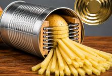 ساخت دستگاه خلال کن سیب زمینی با قوطی حلبی؛ کم هزینه و پرکاربرد