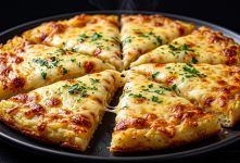 طرز تهیه پیتزا مرغ فوری بدون نیاز به خمیر پیتزا