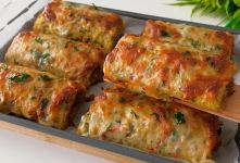 طرز تهیه رولت سیب زمینی و سبزیجات؛ یک وعده شام آسان