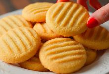 طرز تهیه کوکی کره ای با ۳ قلم مواد ساده