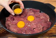 طرز تهیه شام سریع و خوشمزه با جگر مرغ و تخم مرغ