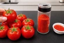 طرز تهیه پودر گوجه فرنگی با گوجه فرنگی های ارزان