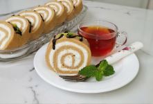 طرز تهیه شیرینی رولتی یخچالی (بدون پخت و پز و بدون همزن )