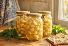 طرز تهیه سیر ترشی با سرکه سیب ؛ یه چاشنی مجلسی و خوشمزه برای کنار غذا