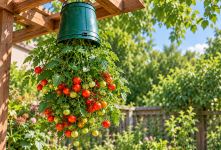 آموزش کاشت وارونه گوجه فرنگی؛ ایده ای جذاب برای خانه های آپارتمانی