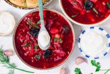 طرز تهیه سوپ لبو خامه ای روسی (مناسب برای ۴ نفر)