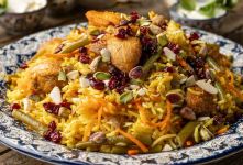 دستور تهیه استانبولی پلو با مرغ به روش حرفه ای